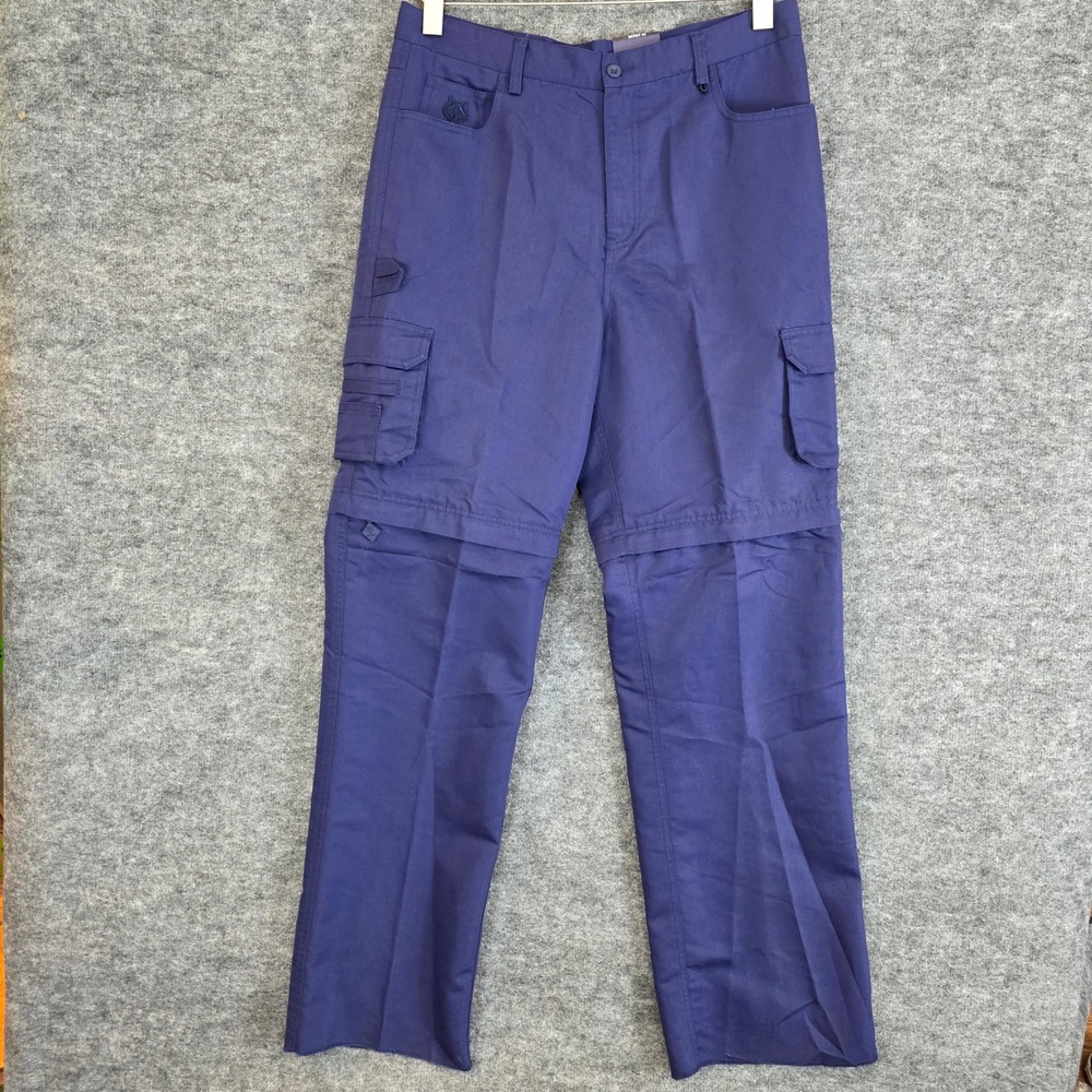 Boy Scouts Of America Switchback2 Uniform Pant Husky 32 Blue Convertible Raw Hem